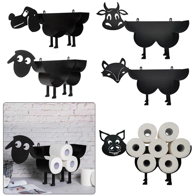 Sheep Decorative Toilet Paper Holder - Free-Standing Bathroom Tissue  Storage Toilet Roll Holder Paper Bathroom Iron Storage - AliExpress