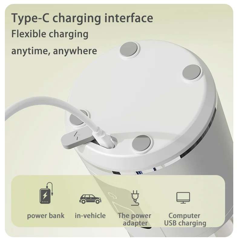 Tragbarer Elektrischer Mixer Für Shakes Und Smoothies_voghion.com