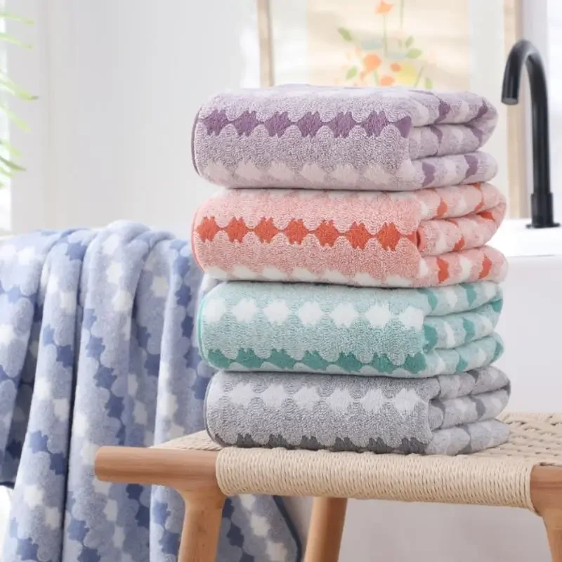 Microfiber Bath Towels Face Towels Soft Ultra Absorbent Quick Dry Gentle Skin-friendly Perfect for Home Bathroom Bathing Towel