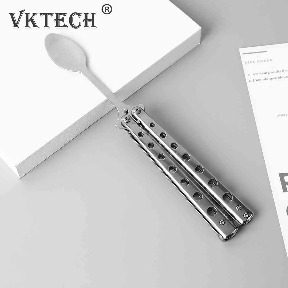 Picnic Cutlery Set Picnic Tableware Camping Cutlery Set Cutlery Set Butterfly Knife Folding Spoon Fork