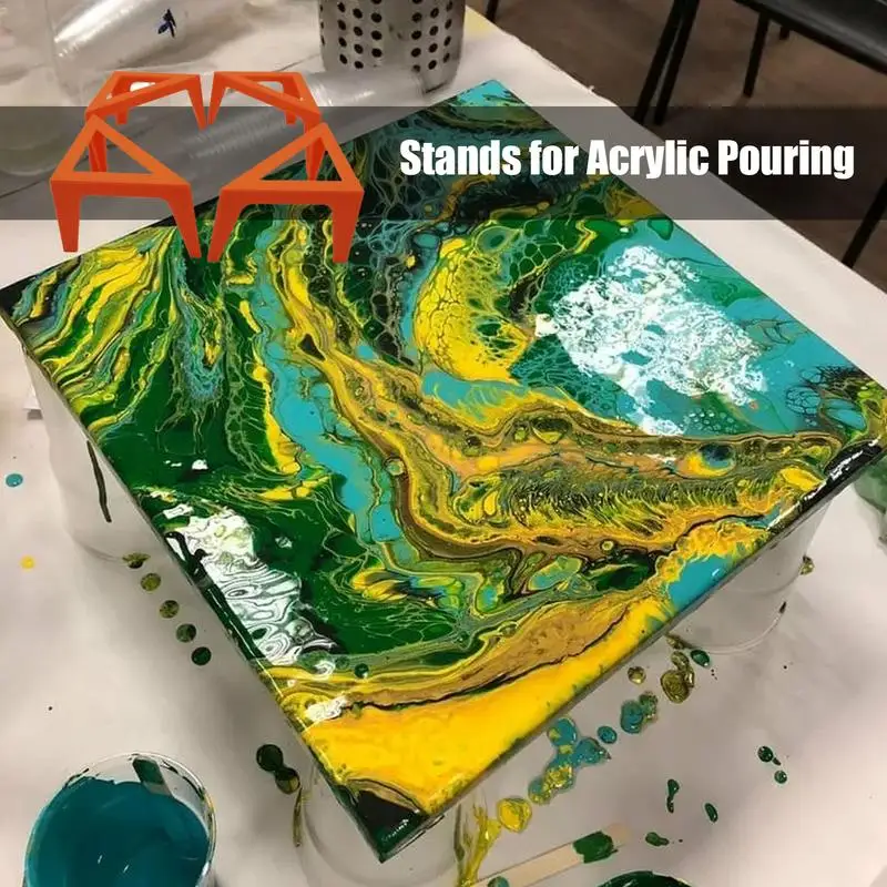 Canvas Stands For Paint Pouring Canvas Paint Support Stands Painted Support For Professional Painting Varnishing Pouring