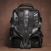 GURO Men's Genuine Leather Backpack Top Cowhide Outdoor Travel Bag Luxury Trendy Student School Bag Business Laptop Computer Bag 3