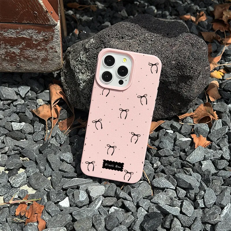 Love Heart Bow Design Phone Case Cover