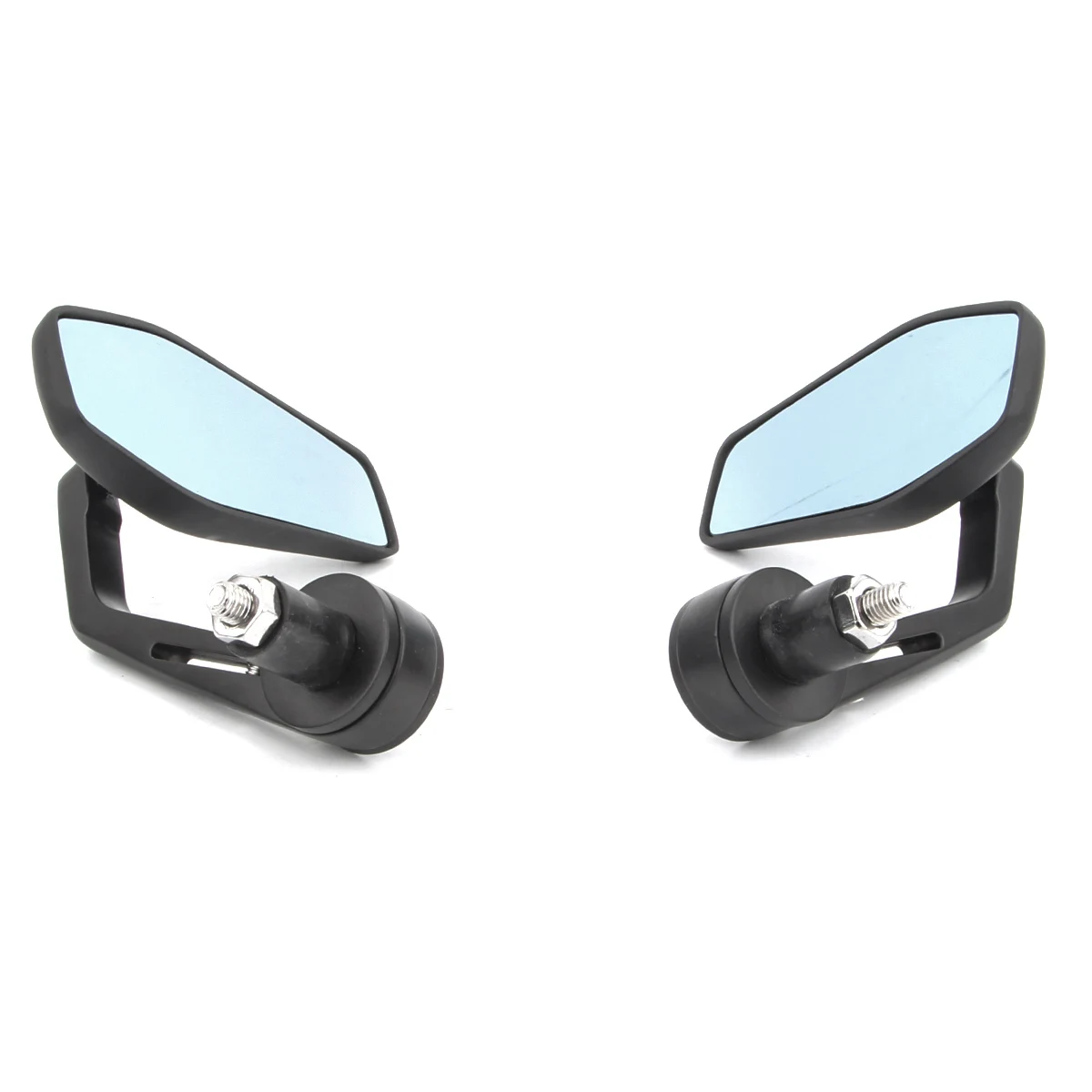 7/8" 22Mm 2Pcs Motorcycle Rearview Mirrors Aluminum Bar End Mirror Motorbike Handlebar Side Rear View Mirrors Universial