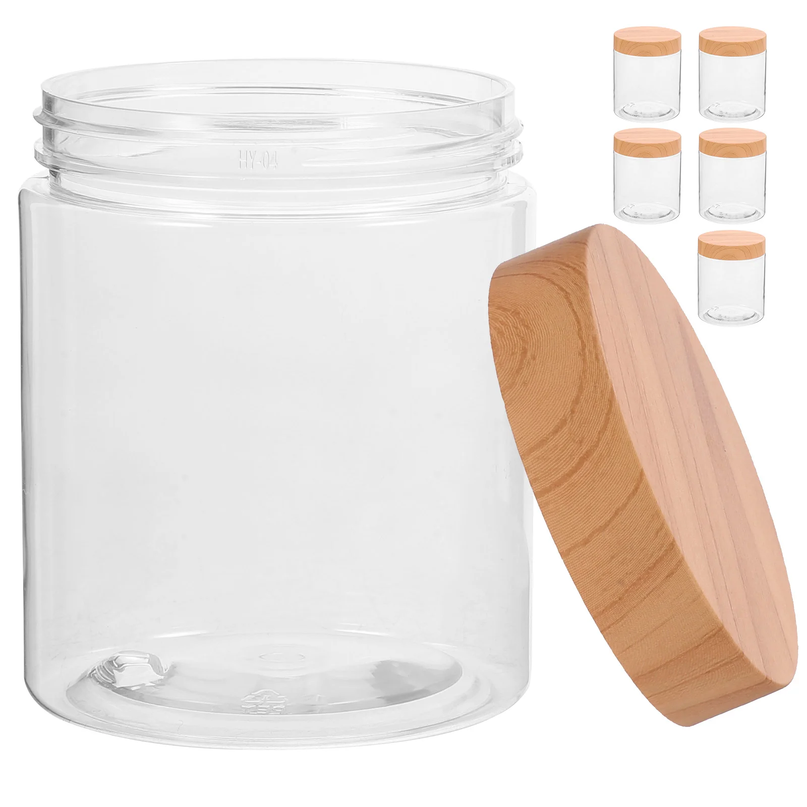 

6 Pcs Tins Lids Containers Food Rice Coffee Sugar Airtight Large Storage Daily Use