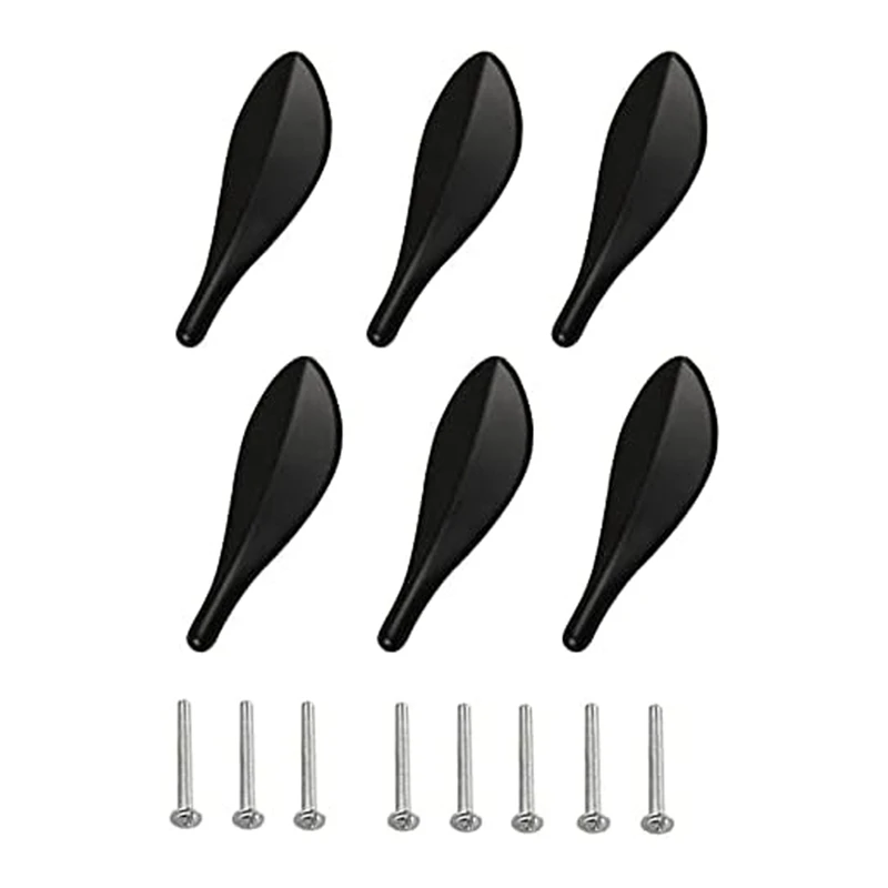 옷장 캐비닛 서랍 드레서 손잡이 손잡이 당김 가구, 쉬운 설치, 사용하기 쉬운 6 팩