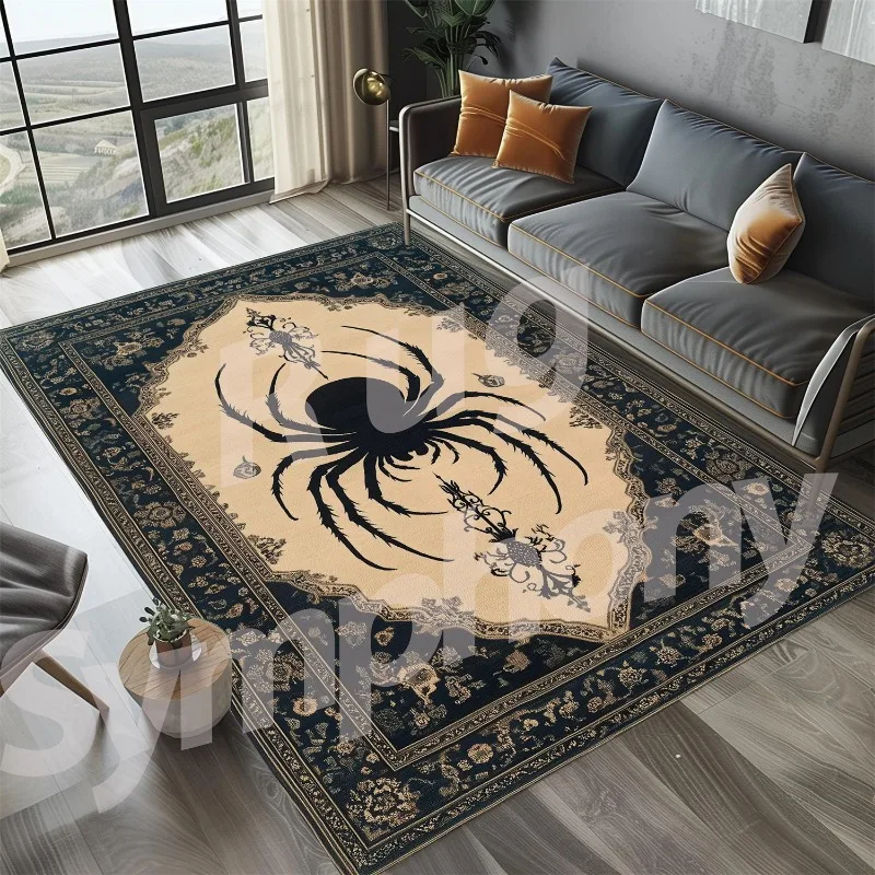 Rustic Swan Rug Colorful Swan Carpet Traditional Rug Farmhouse Decorative Rugs Washable Rugs Balcony Corridor Anti-slip Mat