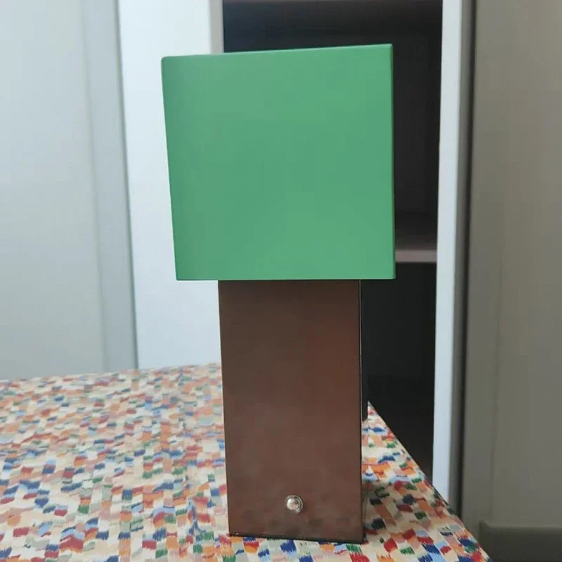 새로운 블루 크롬 그린 브라운 메탈 테이블 조명, 침실, 거실, 상점, 책상용 디밍 가능 LED 램프, EU AU US 어댑터 플러그 포함