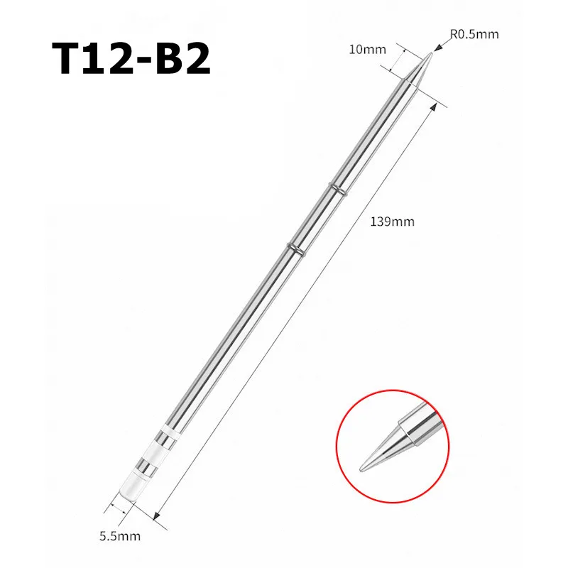 hot air station T12 Soldering Solder Iron Tips T12 Series Iron Tip For Hakko FX951 STC AND STM32 OLED Soldering Station Electric Soldering Iron electric solder Welding Equipment