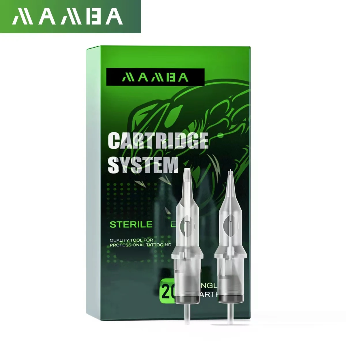 

MAMBA 20Pcs/lot Premium Evolved Tattoo Needle Cartridges Round Magnums For Permanent Makeup Body Art Supply