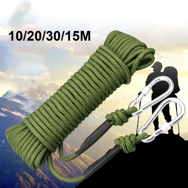 8 mm Climbing Rope Fire Escape Rappelling Rope Parachute Rope Wear