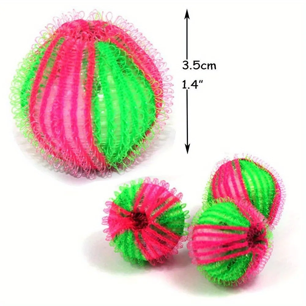 Laundry Ball 6PCS Pet Hair Remover Lint Remover Reusable Dryer Nylon Balls Dogs Cats Hair Lint
