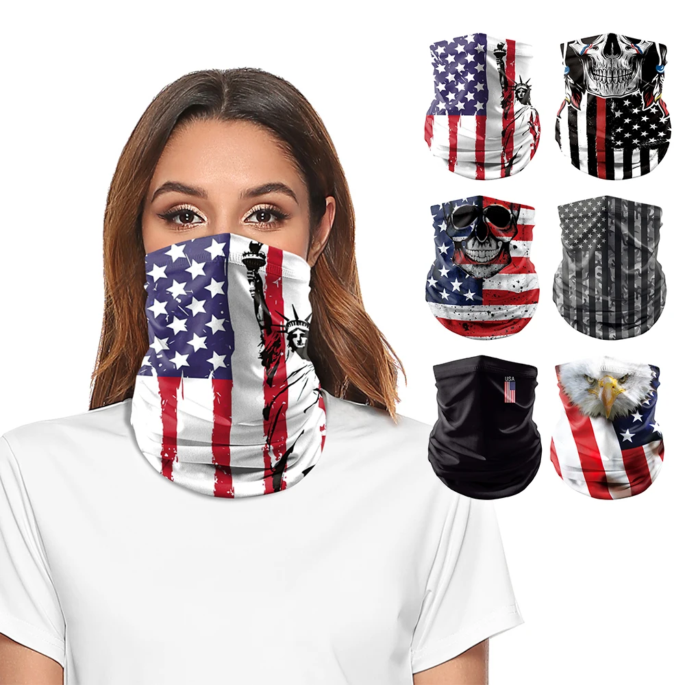 National Flag Magic Scarf Men Cycling Seamless Head Scarves Outdoor Sports Headband Neck Warmer Bandanas Unisex  Mask