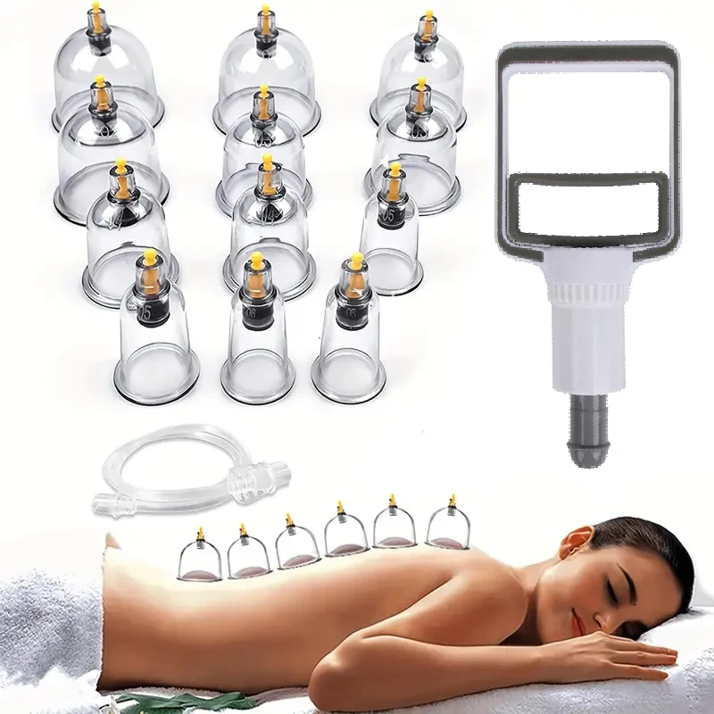 Vacuum Cupping Therapy Set Massage Body Cups