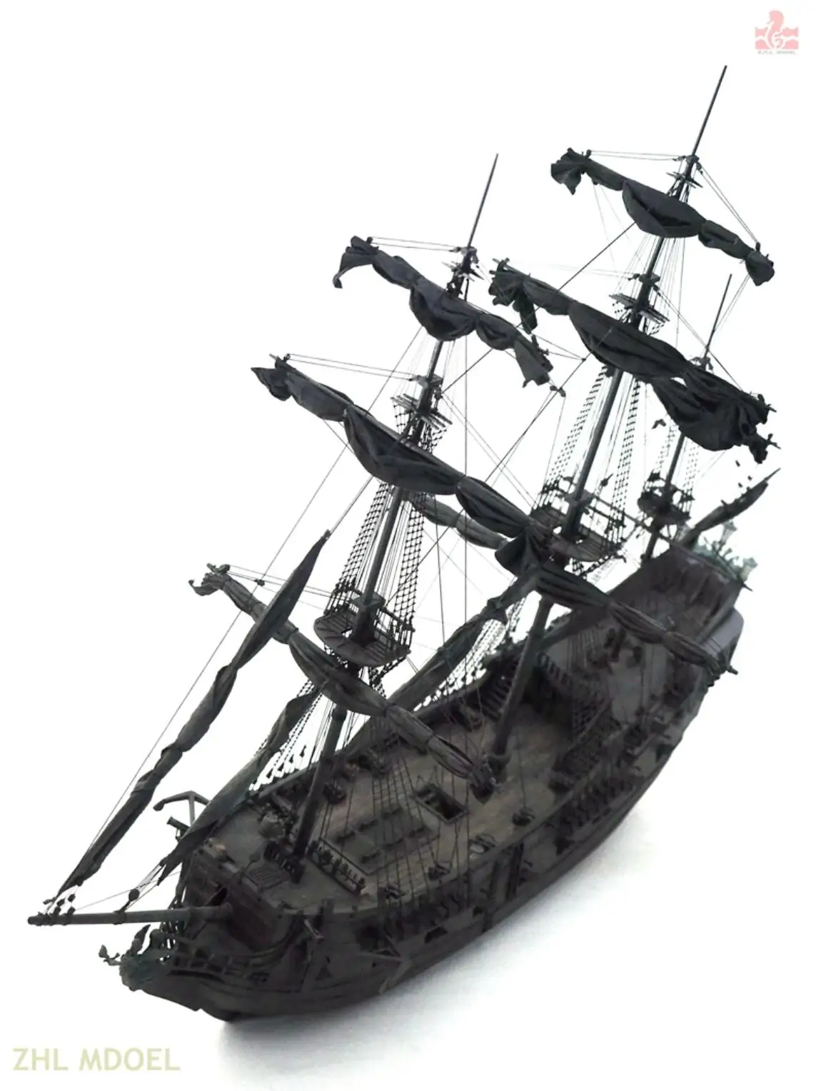 Zhlブラックパールシップウッドモデルシップキットスケール1/50