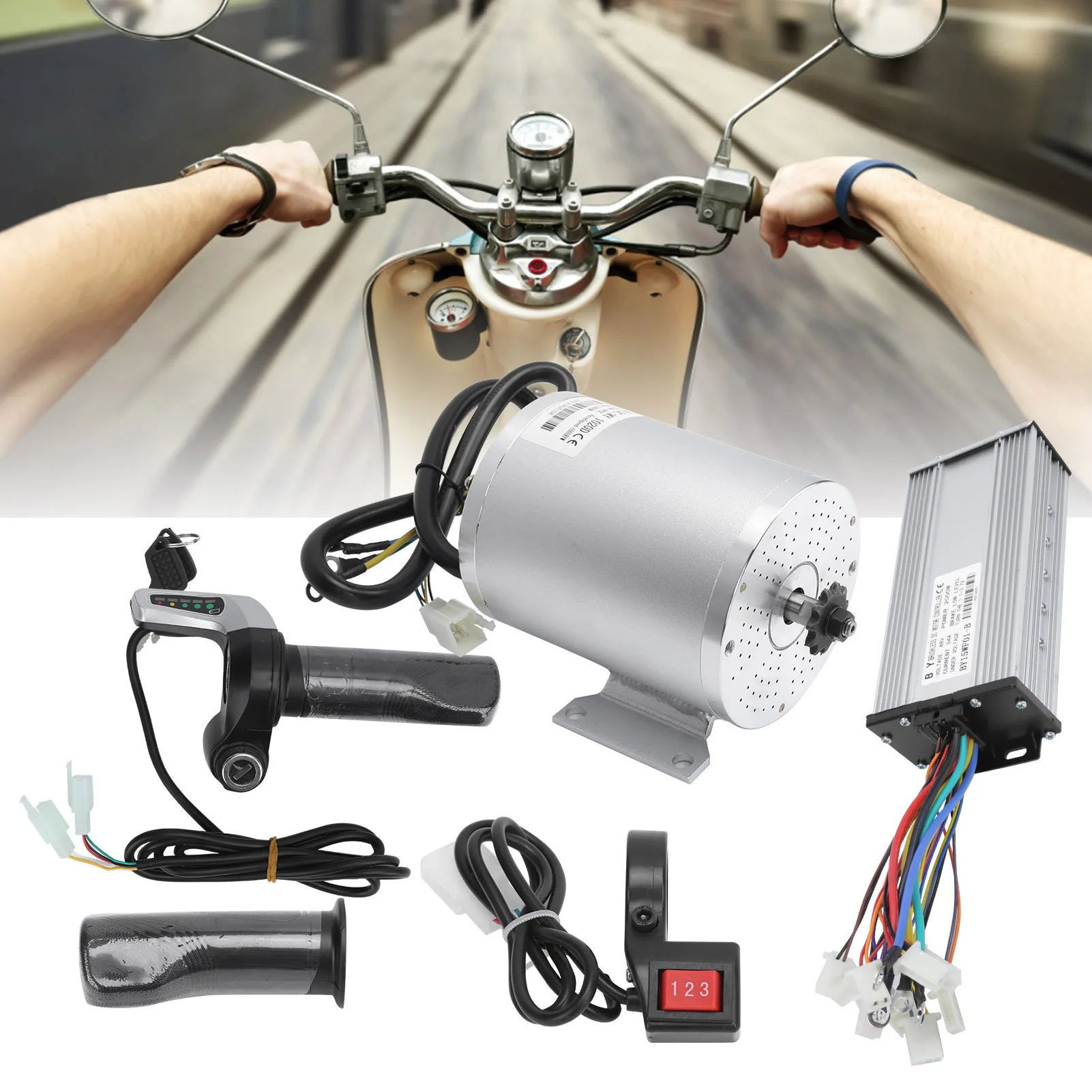 Powerlet PPC-027-DB 60inch Micro USB Direct to Battery Cable Harness for Motorcycle - Car (sku 8667) main image 1