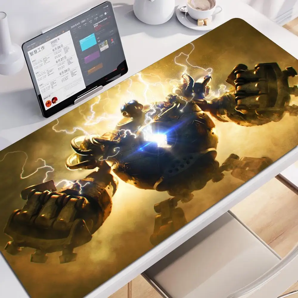 

Bard Bel Veth Blitzcrank Mouse Pad Cartoon Lockedge Large Gaming Mouse Pad Computer Gamer Keyboard Mouse Mat Desk Mousepad