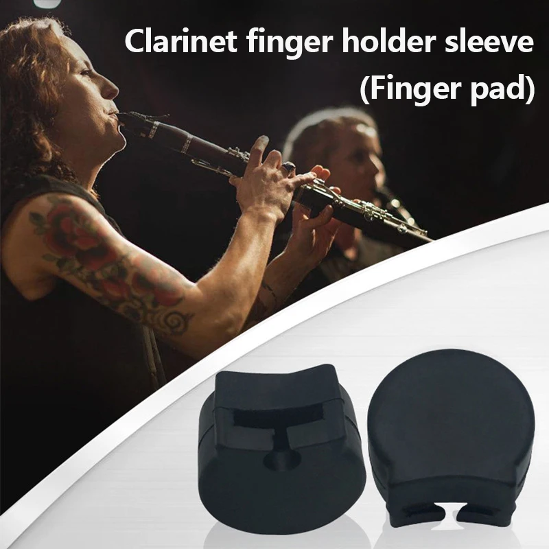 2pcs Rubber Clarinet Finger Cushions Thumb Rest Woodwind Instruments Accessories