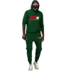 Autumn Winter Men's Sets Funny Graphics Gorilla Wear Printed Plus Fleece Fashion Hoody Men Hoodies Sweatshirts Sweatpants Suit 6