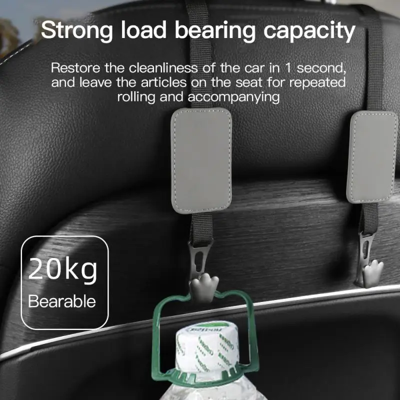 

Car Multifunctional Storage Hook Metal Portable Universal Multifunctional Car Accessories Storage Hanger Strong Bearing Capacity