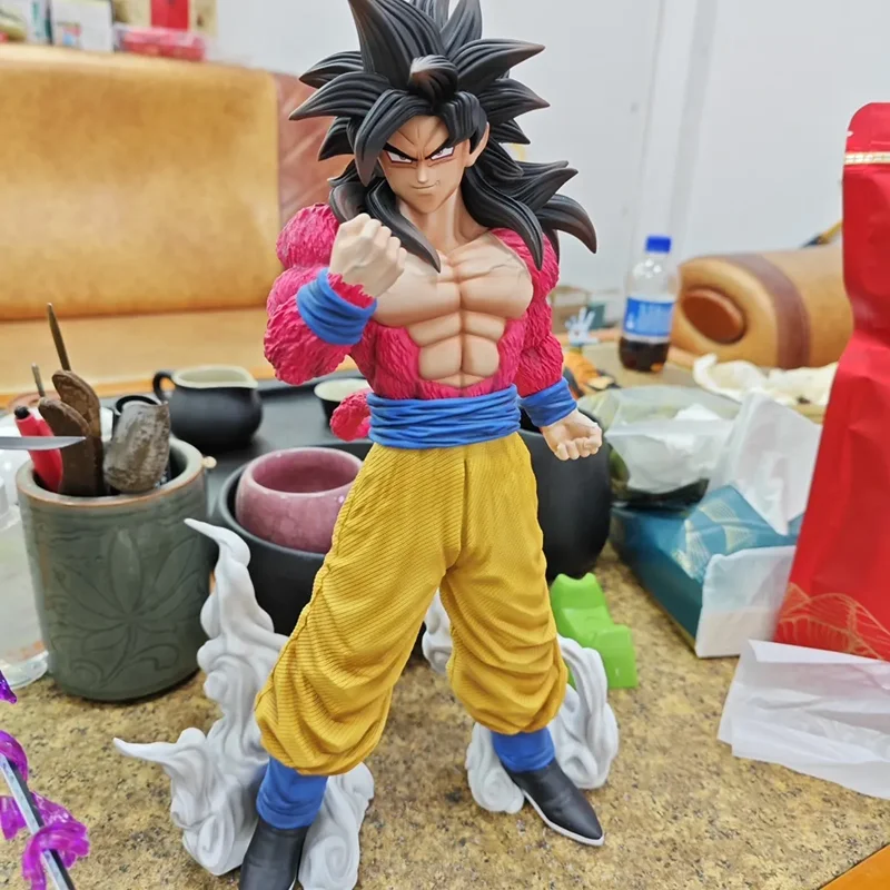 30Cm Goku Dragon Ball Figure Ssj4 Son Goku Action Figure Gk Super Saiyan 4 Anime Pvc Statue Collection Model Toys Regali Per Bambini