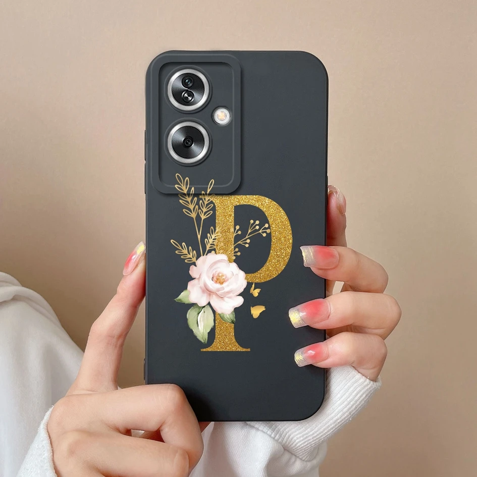 Luxury Liquid Silicone Matte Flower Shockproof Phone Case - Soft Back Cover Housing