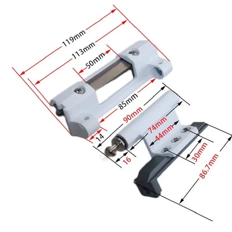 Window door broken bridge aluminum inner opening upside down hinge hardware hinge 1pcs