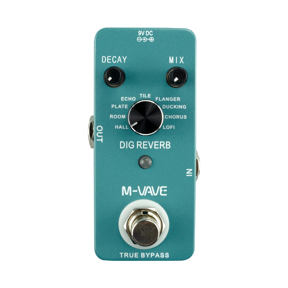 Cuvave Digital Reverb Guitar Effect Pedal Distortion Overdrive Delay ...