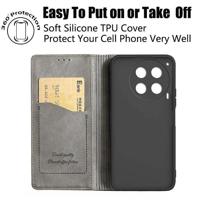 Premium Flip Protective Case for Tecno Camon 30 Series - Global Version