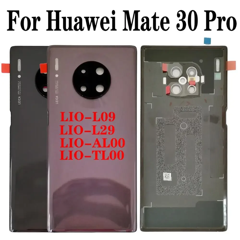 

Shyueda 100% Оригинальная Новинка для Huawei Mate 30 Pro LIO-L09 LIO-L29 TL00 6,53 "Стеклянная задняя крышка корпуса аккумулятора