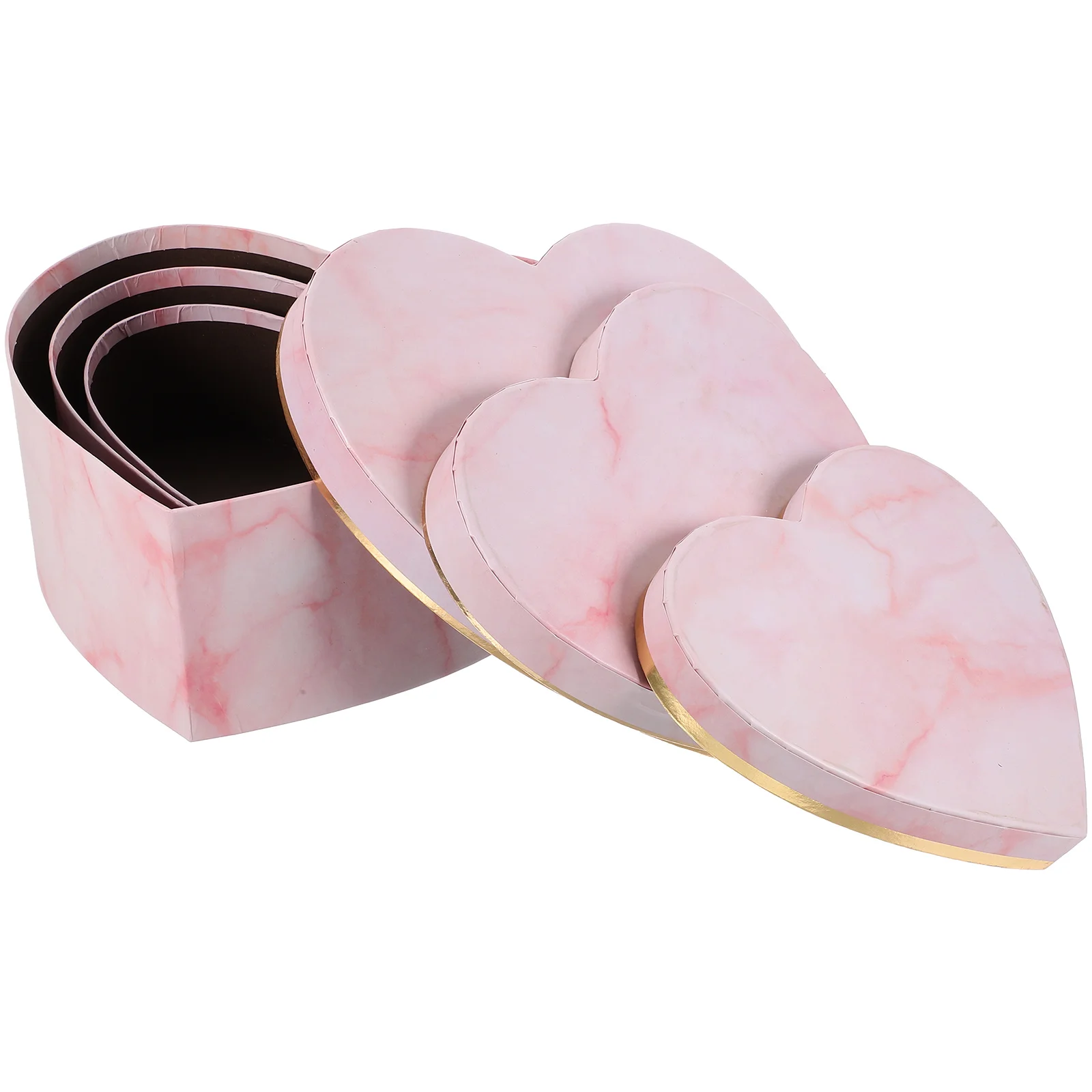 

Heart Shape Gift Boxes Wedding Gift Storage Boxes Paperboard Perfume Packaging Boxes Valentines Day Supplies Random Color