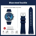 Blue Silver Buckle