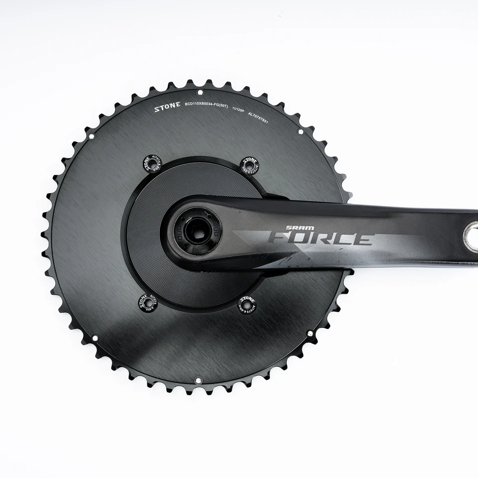 ストーンAXSチェーンリングアダプタースパイダー110BCD SRAM Force Red