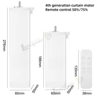 Tuya Wifi Zigbee Alexa Google Alice Smart Life Home Electric Curtain System Motor Track Set - Image 3