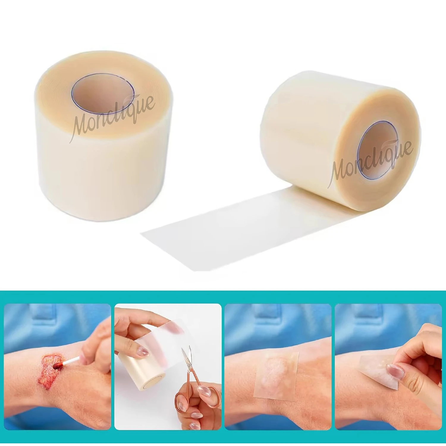 Hydrocolloid Patch Bandages Self-Adhesive Medical-Grade Bed Sore Bandages Acne Care Sterile and Waterproof First Aid Care Tool