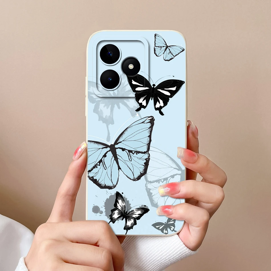 Cute Cat Soft Liquid Silicone Bumper Back Cover - Full Protection Phone Case