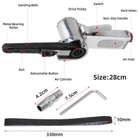 Mini Air Belt Sander Handheld Angle Grinder Industrial Tool For Air Compressor Sanding Pneumatic Tool Woodworking Metal WorKing 2