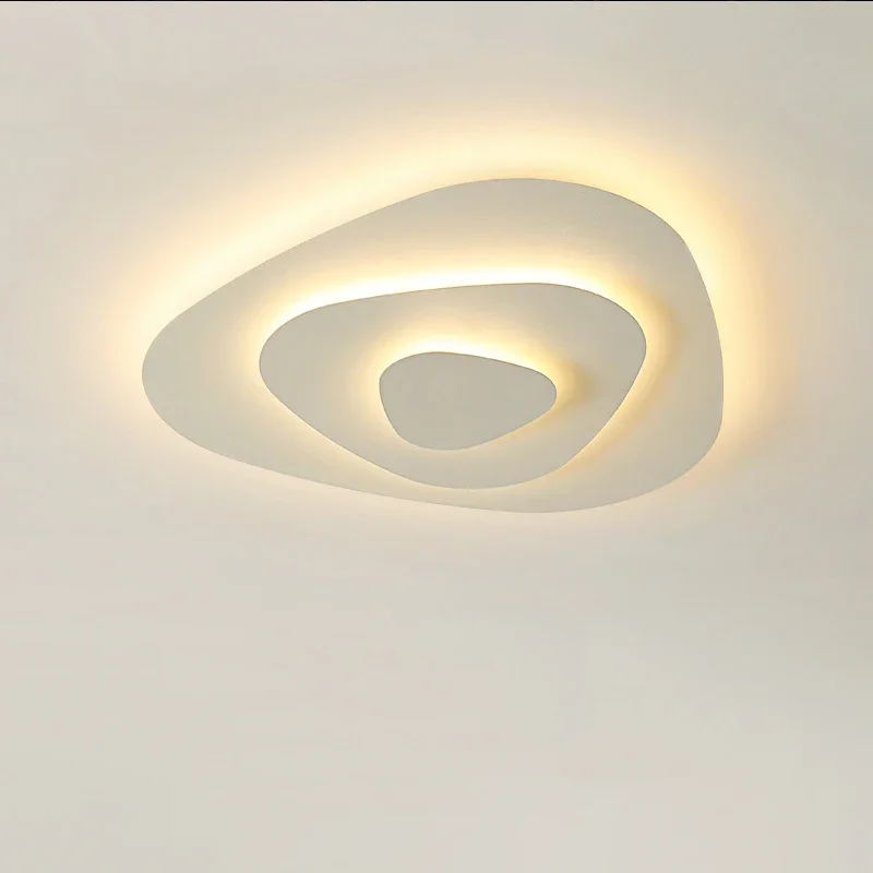 โคมไฟเพดาน LED ทรงเรขาคณิตแบบนอร์ดิก สำหรับห้องนั่งเล่น ห้องรับประทานอาหาร ห้องนอน ห้องเด็ก ทางเดิน ของตกแต่งบ้าน โคมไฟระย้า 1