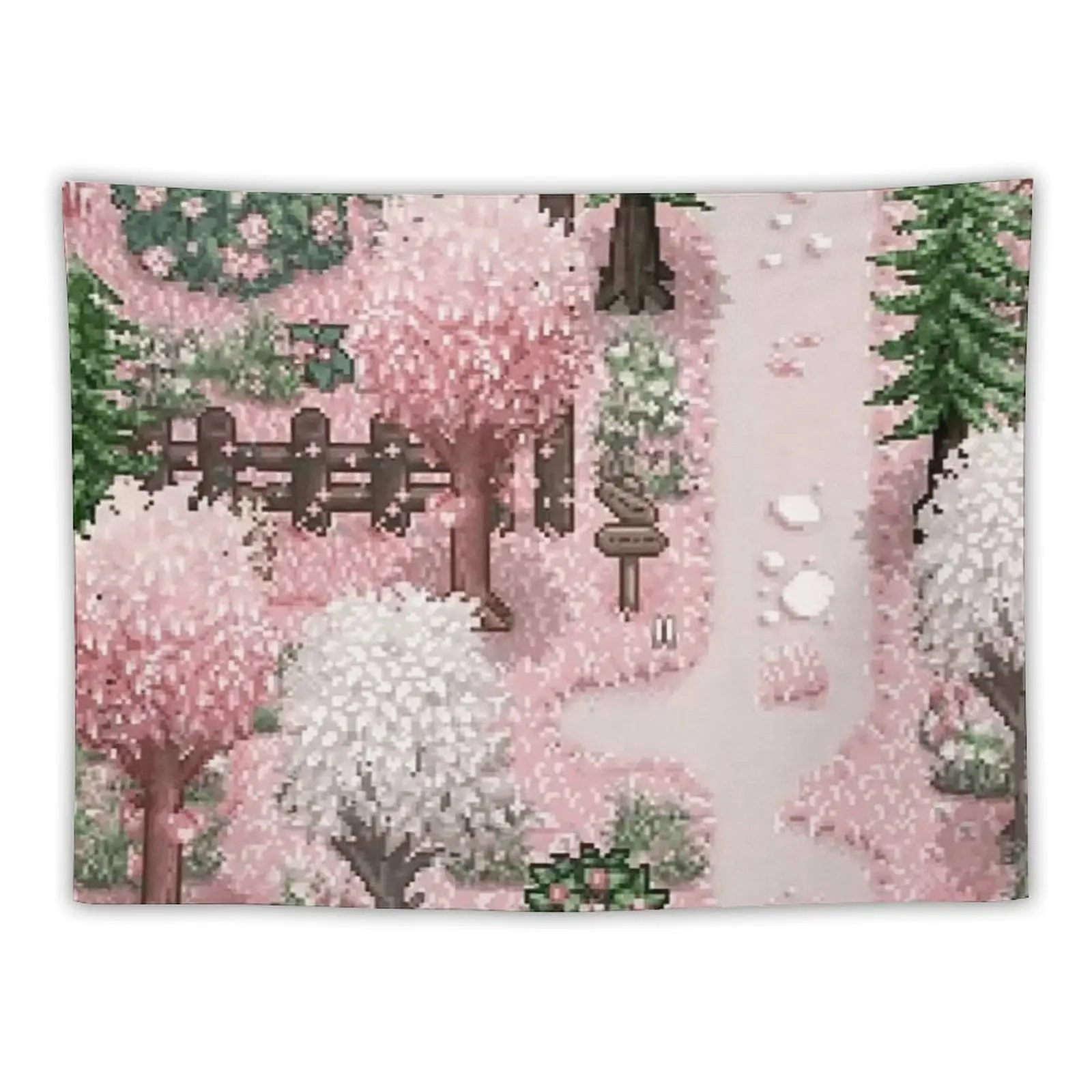 

Stardew valley pink aesthetic Tapestry Decor For Bedroom Wall Deco Bedroom Decoration Custom Tapestry