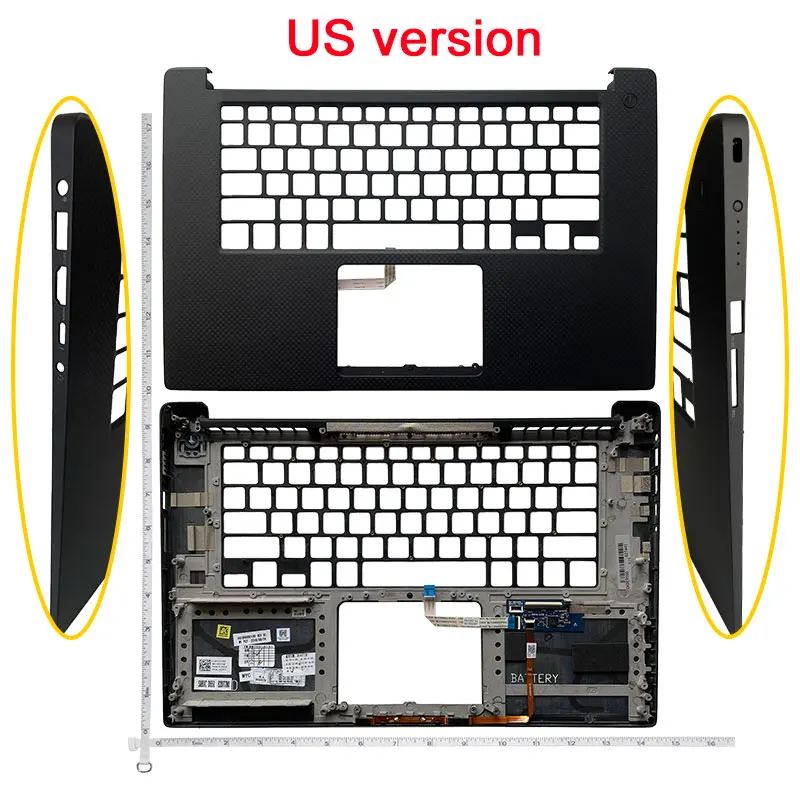 Lcd Voltar Capa Palmrest Case Inferior para Dell Precision 5510 5520 M5510 M5520 para Xps 15 9550 9560 P56f - Imagem 2