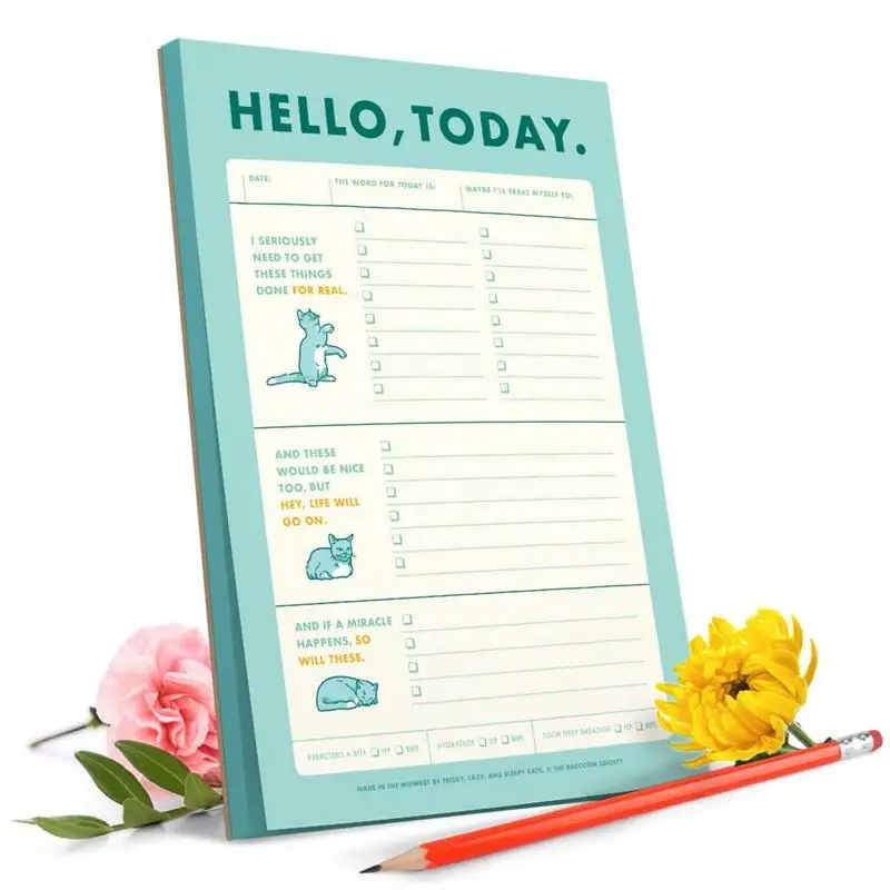 

To Do Planner Sheet Creative Daily Schedule Memo Pad Color Sticky Notes 50 Sheets Portable Daily Planner Adhesive Memo