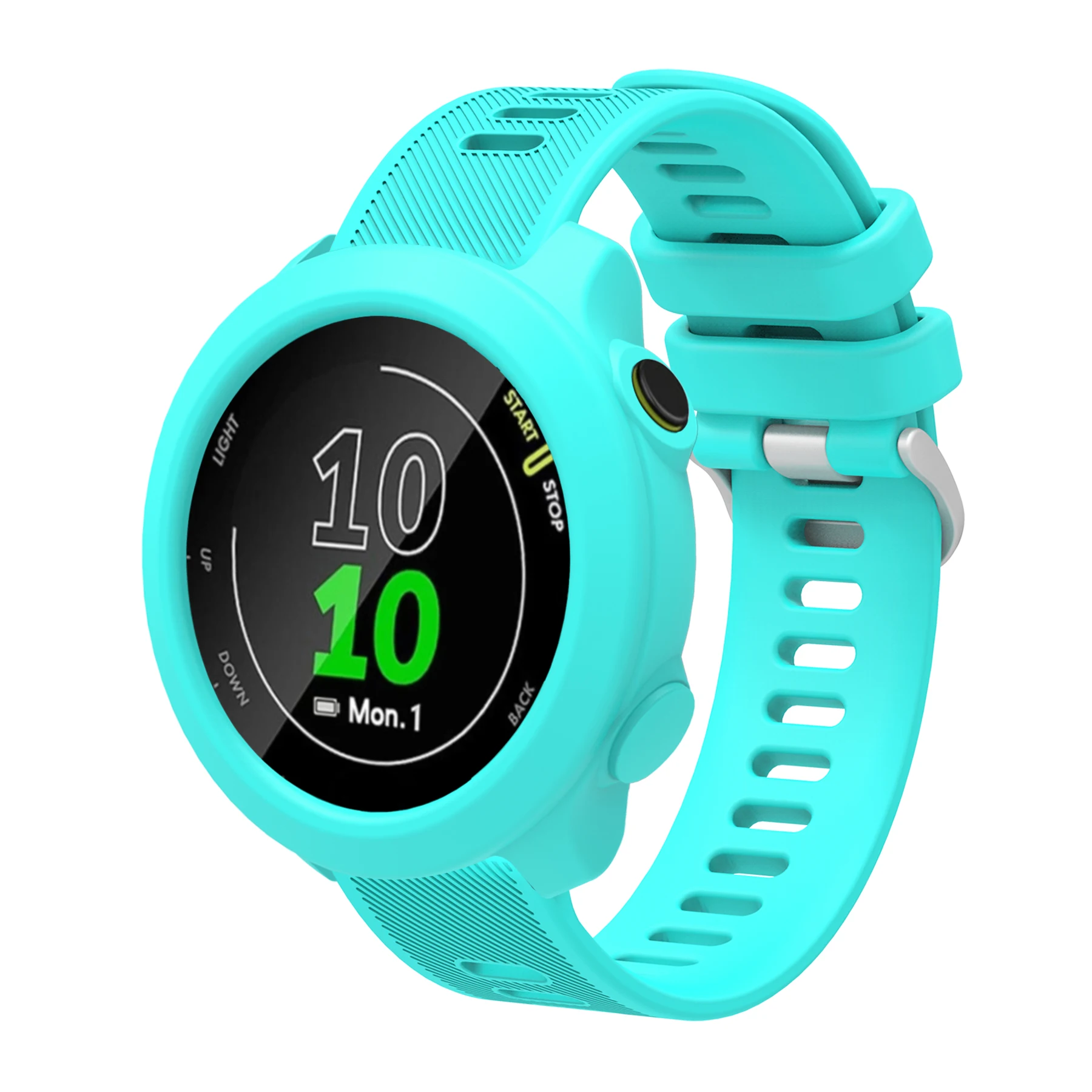 Watch Band Protective Case Shell Silicone Strap For Garmin Forerunner 158 55 Replacement