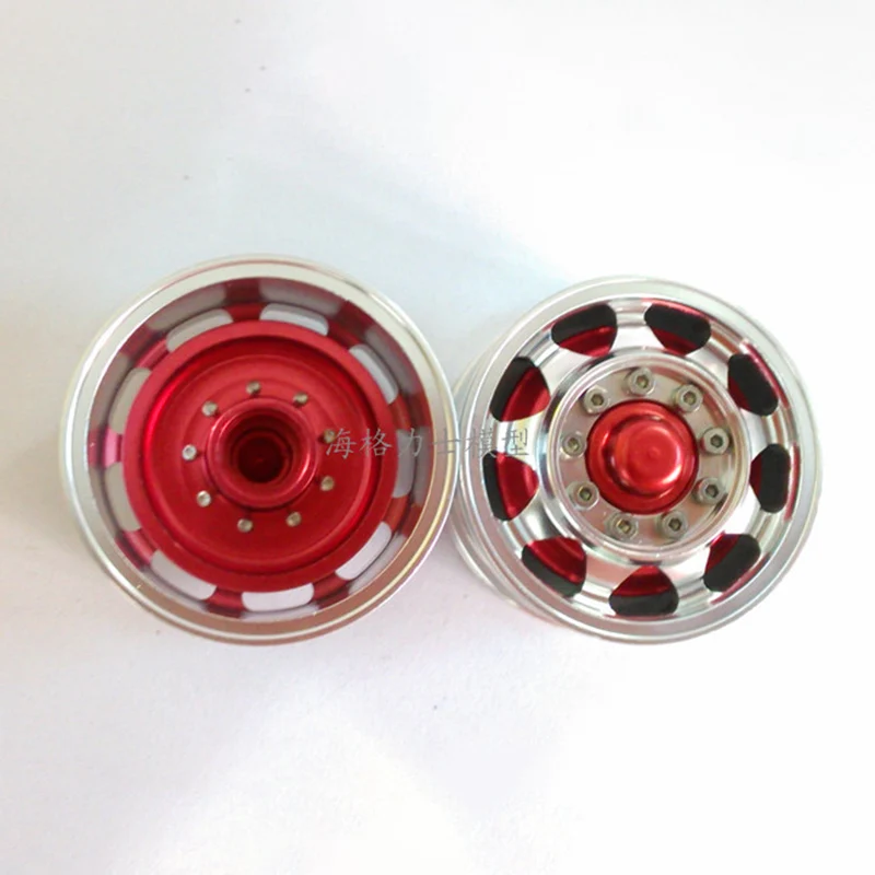 1/14 ラジコン トラック ホイール Amazon | Rアルミホイル&タイヤセットC タミヤ1/14トレーラー