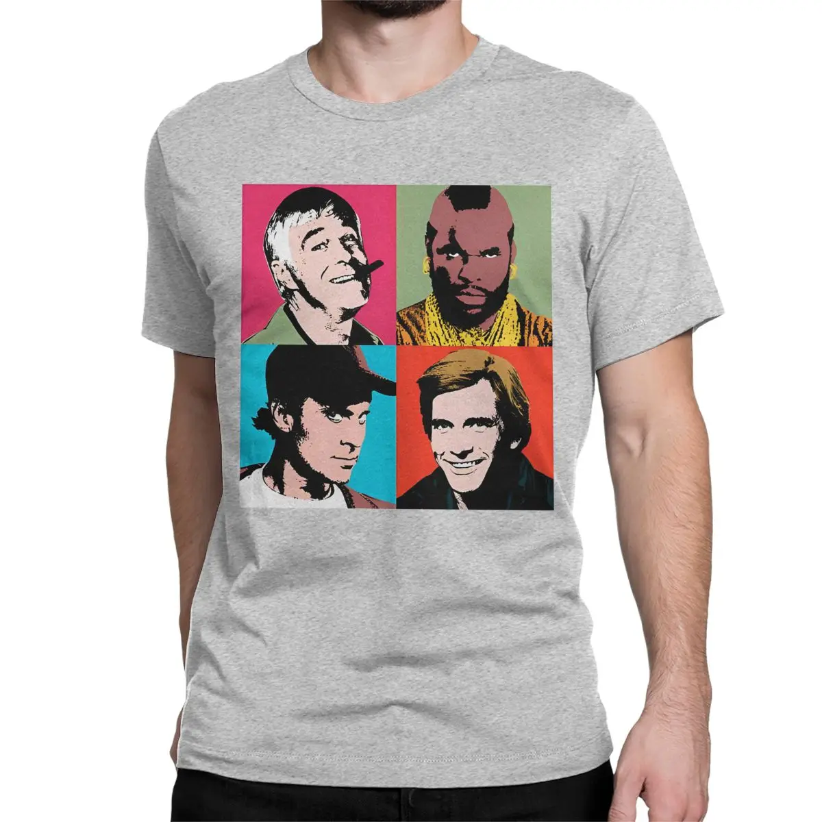 thumbnail image 1 of Camiseta del equipo A-Warhol, divertida camiseta de algodón puro para hombre y mujer, cuello redondo, manga corta, ideal como regalo., 1 of 7