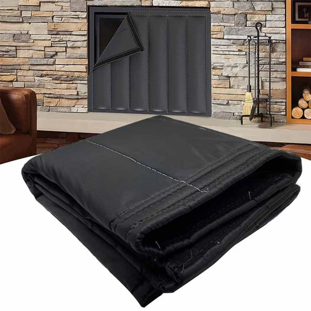 Fireplace Blanket Foldable Insulation Windproof Drafts Out Stops Heat Loss  Oxford Cloth Fireplace Stopper Energy Saver - AliExpress