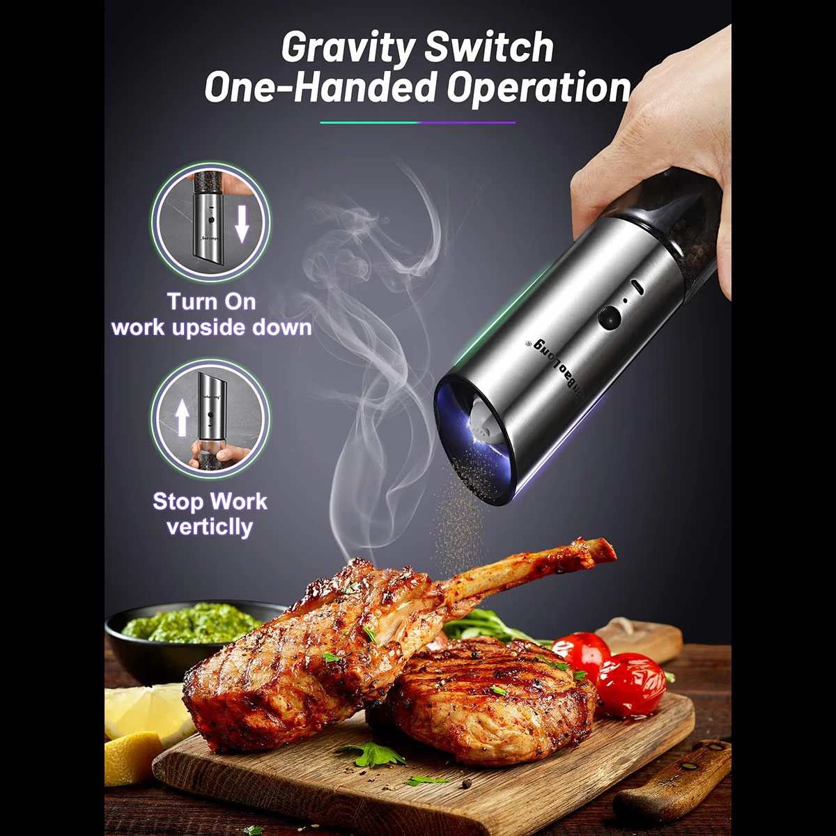 2-Pack Salt Pepper Shakers 4