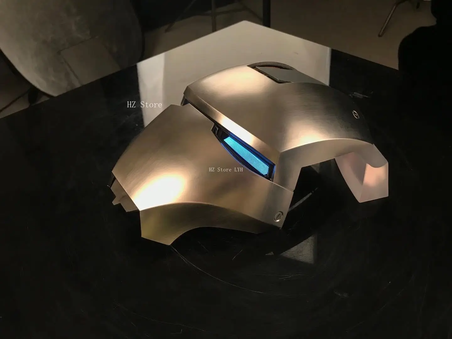 手作りのアイアンマンヘルメット,シルバーカラー,フェイス