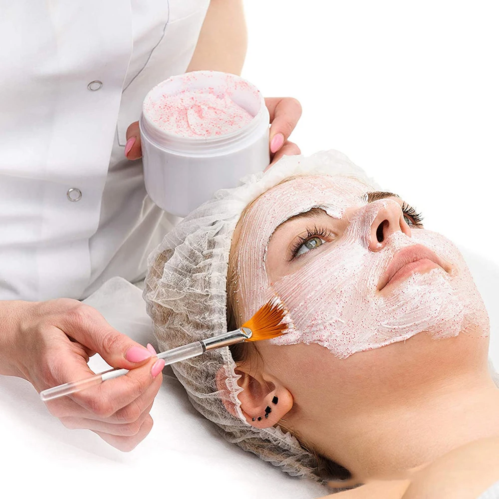 

Прочная щетка «сделай сам» для маски для лица, мягкий аппликатор, Регулируемая мягкая щетка-аппликатор для гелевой маски для лица в форме веера