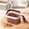 ECOCO Wall Mounted Seasoning Box Spice Storage Rack Seasoning Organizer Kitchen Accessories Salt Jar Shaker Pepper Container 4