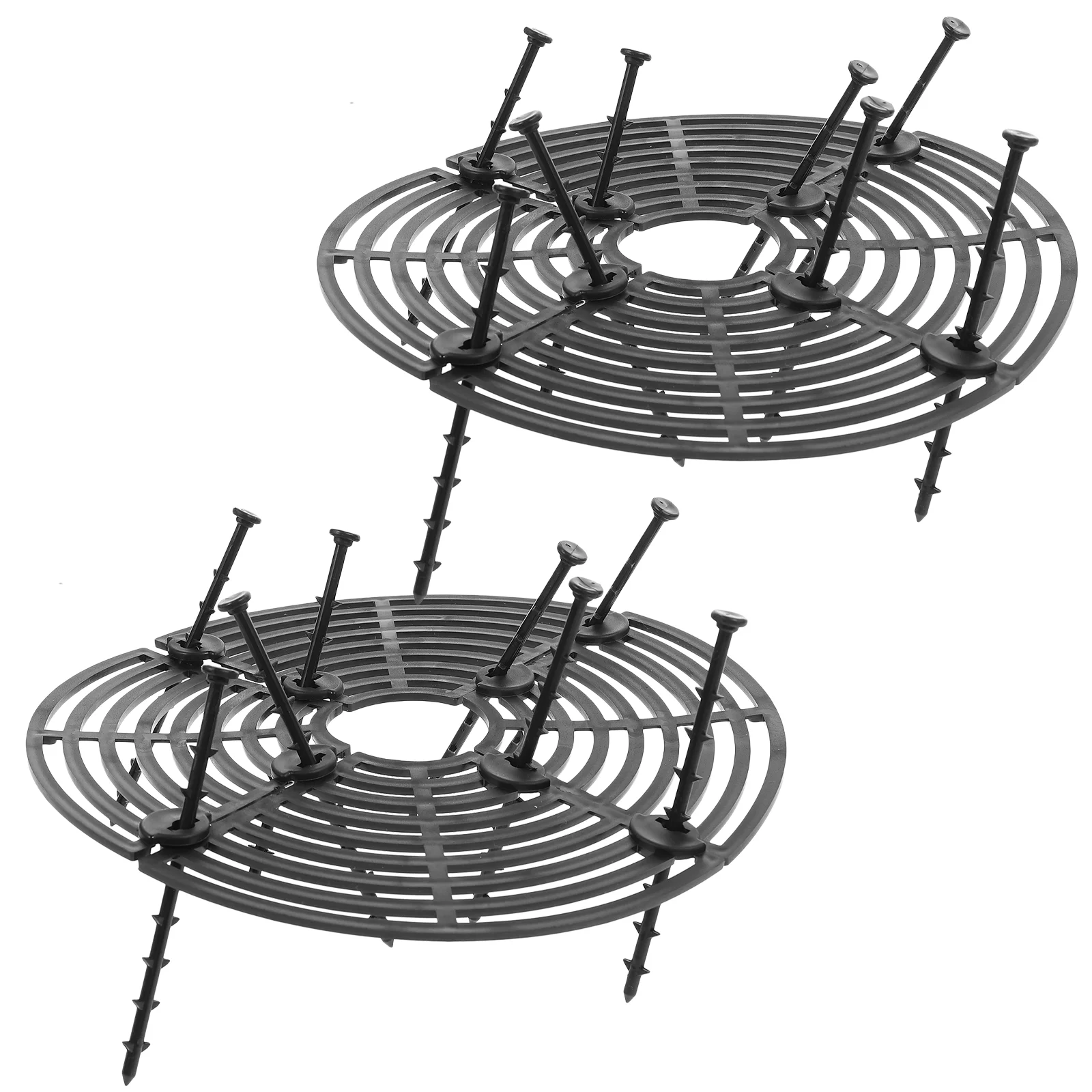 

2 Pcs Pots for Plants Flower Soil Cover Flowerpot Cats Digging Stopper Hollow Out Protector Protective Child